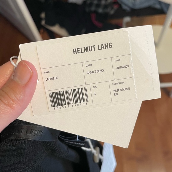 Helmut Lang cut out side shirring t-shirt - Picture 5 of 5